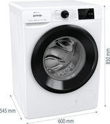 Gorenje WPNEI84A1TS vaskemaskine Front-læsning 8 kg 1400 rpm Hvid