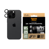 PanzerGlass ® Hoops® Kameralinsebeskytter Sort iPhone 16 Pro | 16 Pro Max