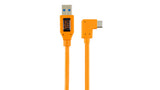 Tether Tools CUCRT02-ORG USB-kabel USB 3.2 Gen 1 (3.1 Gen 1) 0,5 m USB A USB C 5 Gbit/sek. Orange