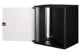 Digitus DN-49207 stativ 12U Vægmonteret stativ Sort