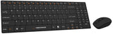 Esperanza EK122K tastatur Mus inkluderet RF trådløst QWERTY Sort