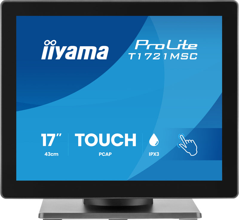 iiyama ProLite T1721MSC-B3 computerskærm 43,2 cm (17") 1280 x 1024 pixel SXGA Berøringsskærm Bordplade Sort