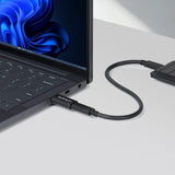 StarTech.com U32-AMCF-USBADAPTER kabel kønsskifter USB-A USB-C Sort
