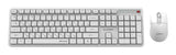Gembird KBS-WMS-01-W-CYRL tastatur Mus inkluderet Kontor RF trådløst QWERTY US International, Ukrainsk, Russisk Hvid