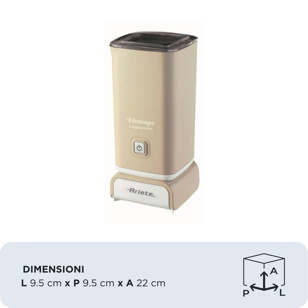 Ariete 2878/03 Automatisk mælkeskummer/varmer Beige