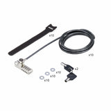StarTech.com DUALKA10-LAPTOP-LOCK kabellås Sort, Stål 2 m