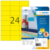 HERMA 4466 print etiket Gul Selvklæbende printeretiket