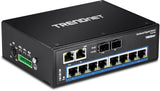Trendnet TI-G102 netværksswitch Gigabit Ethernet (10/100/1000) Sort