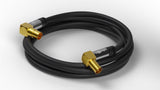 Goobay 70466 koaxial kabel 5 m Sort