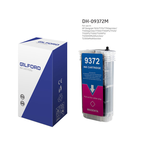 Gilford DH-09372M blækpatron 1 stk Kompatibel Magenta