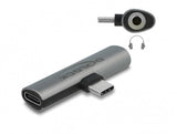 DeLOCK 64186 kabel kønsskifter USB Type-C USB Type-C + 3.5mm Grå