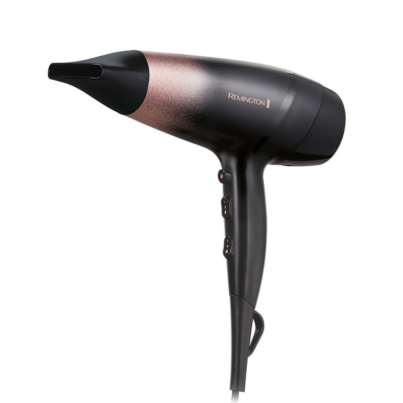 Remington Rose Shimmer hårtørrer 2200 W Sort, Rose