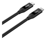 UNITEK C14100ABK01-2M USB-kabel USB4 Gen 2x2 USB C 40 Gbit/sek. 240 W Sort