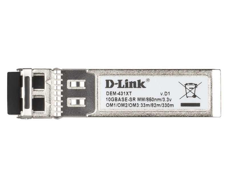 D-Link DEM-431XT modul til netværksmodtager Fiberoptisk 10000 Mbit/s SFP+