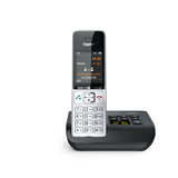 Gigaset COMFORT 500A Analog/DECT-telefon Nummervisning Sort, Sølv