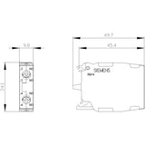 Siemens 3SU1400-1AA10-1DA0 hjælpekontakt