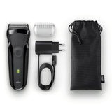 Braun Series 3 301s Folie shaver Trimmer Sort