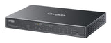 TP-Link Omada ES210GP netværksswitch Administreret L2 Gigabit Ethernet (10/100/1000) Strøm over Ethernet (PoE) DIN rail Sort