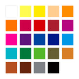 Staedtler 187 Sort, Blå, Bordeaux, Brun, Grøn, Lyse Blå, Lysegrøn, Lys grå, Magenta, Mauve, Orange, Fersken, Rød, Turkis, Violet, Hvid, Gul 24 stk