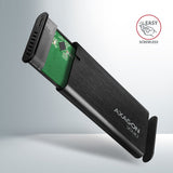 Axagon EEM2-SBC externes Gehäuse für M.2 SSDs USB-C 3.2 Gen 2 - schwarz SSD kabinet Sort