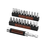 Black & Decker A7074-XJ skruetrækker bit 20 stk