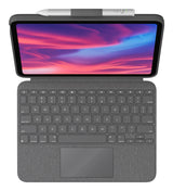 Logitech 920-011382 tastatur til mobil enhed QWERTY US International Smart Connector Grå
