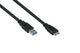 Kabelmeister UK30P-AMB-010S USB-kabel USB 3.2 Gen 1 (3.1 Gen 1) 1 m USB A Micro-USB B 5 Gbit/sek. Sort