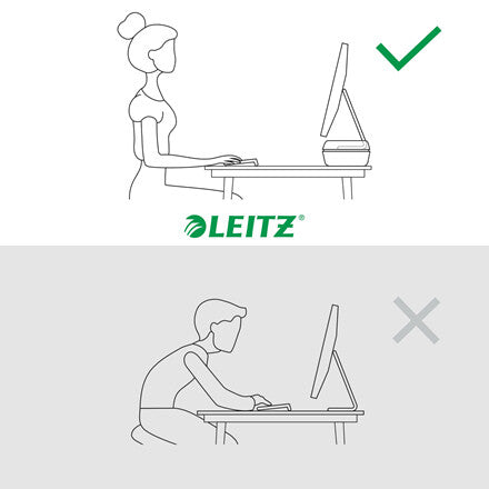 Leitz Ergo justerbar monitor stand