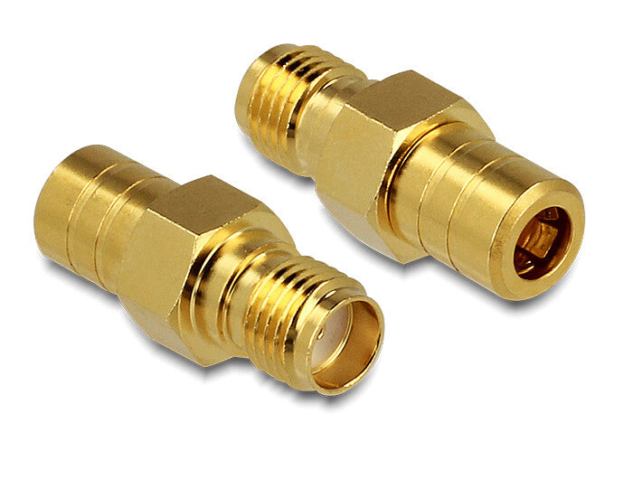 DeLOCK 88829 kabel kønsskifter SMA SMB Guld