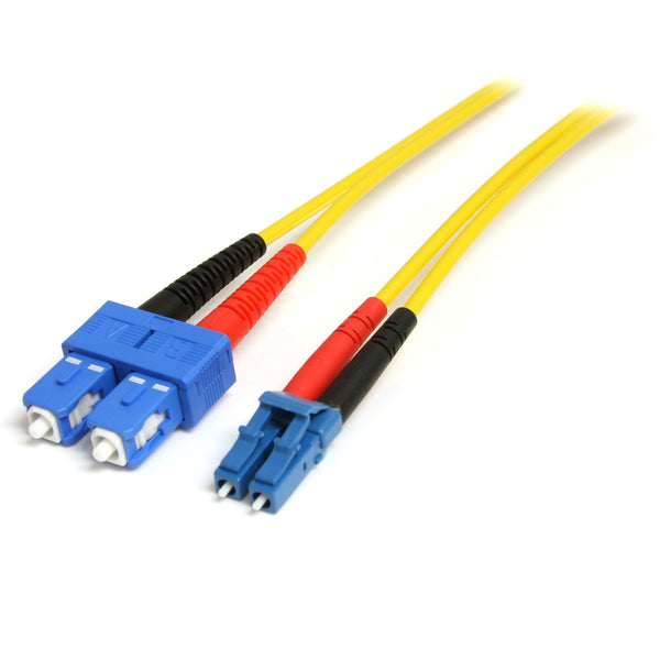 StarTech.com SMFIBLCSC1 InfiniBand og fiberoptisk kabel 1 m LC SC Gul