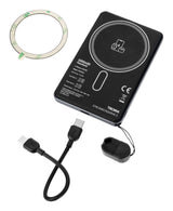 TROIKA POP50 5000 mAh Trådløs opladning Grå, Sort