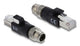 DeLOCK 90833 kabel kønsskifter M12 8-pin RJ-45 Sort