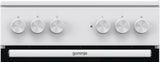 Gorenje GEC5A41WG Fritstående komfur Elektrisk Keramisk Hvid