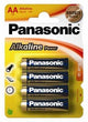 Panasonic 1x4 LR6APB Engangsbatteri Alkaline