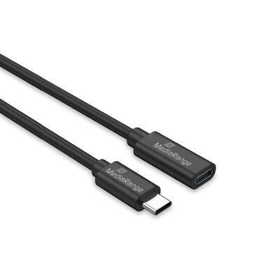 MediaRange MRCS245 USB-kabel USB 3.2 Gen 1 (3.1 Gen 1) 2 m USB C 5 Gbit/sek. 60 W Sort