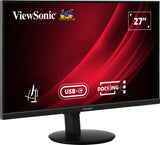 Viewsonic VG Series VG2709U-2K computerskærm 68,6 cm (27") 2560 x 1440 pixel Quad HD LED Sort