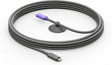 Logitech 952-000195 USB-kabel USB 3.2 Gen 2 (3.1 Gen 2) 5 m USB C Grafit, Violet