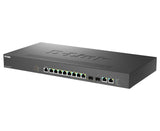 D-Link DMS-1250-12TP/E netværksswitch Administreret 2.5G Ethernet (100/1000/2500) Strøm over Ethernet (PoE) Sort