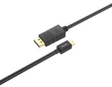 UNITEK Y-C611BK DisplayPort kabel 2 m Mini DisplayPort Sort