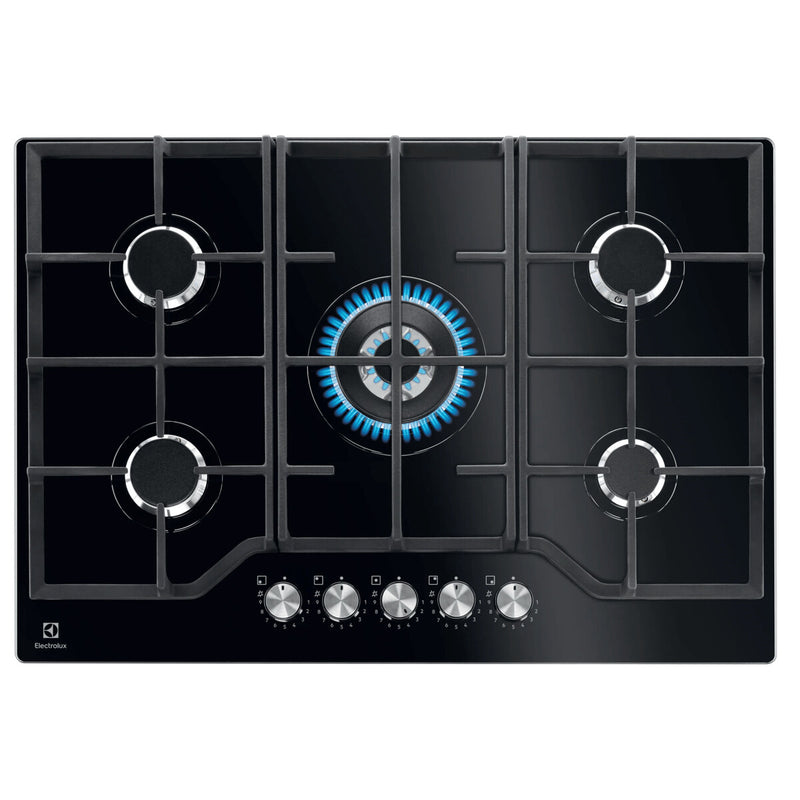 Electrolux KGG75362K Sort Indbygget 75 cm Gaskomfur 5 zone(s)