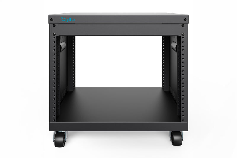 Digitus DN-48000 stativ 8U Fritstående reol Sort