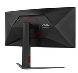 AOC G4 CU34G4 computerskærm 86,4 cm (34") 3440 x 1440 pixel Wide Quad HD LED Sort, Rød