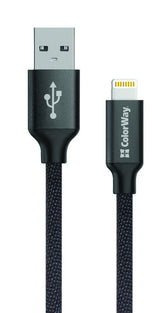 Colorway CW-CBUL004-BK Lightning kabel 1 m Sort