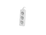 Lanberg PS0-03E-0150-W stikdåse 1,5 m 3 AC stikkontakt(er) Indendørs Hvid