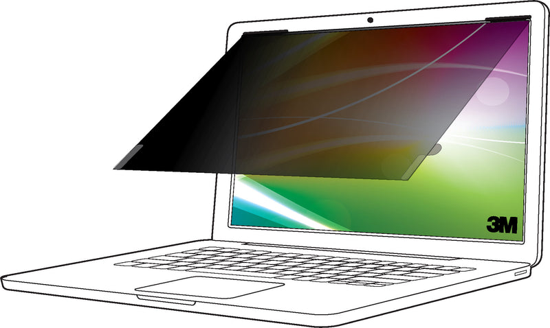 3M BP133W9B 33,8 cm (13.3") Laptop Rammeløst display privatlivsfilter