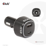 CLUB3D CAC-1922 oplader til mobil enhed Laptop Sort Cigartænder Automatisk