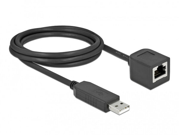 DeLOCK 64165 serielkabel Sort 2 m USB Type-A