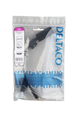 Deltaco Modulær HDMI-adapterring, HDMI til USB-C, sort