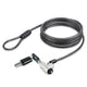 StarTech.com NBLWK-LAPTOP-LOCK kabellås Sort, Sølv 2 m