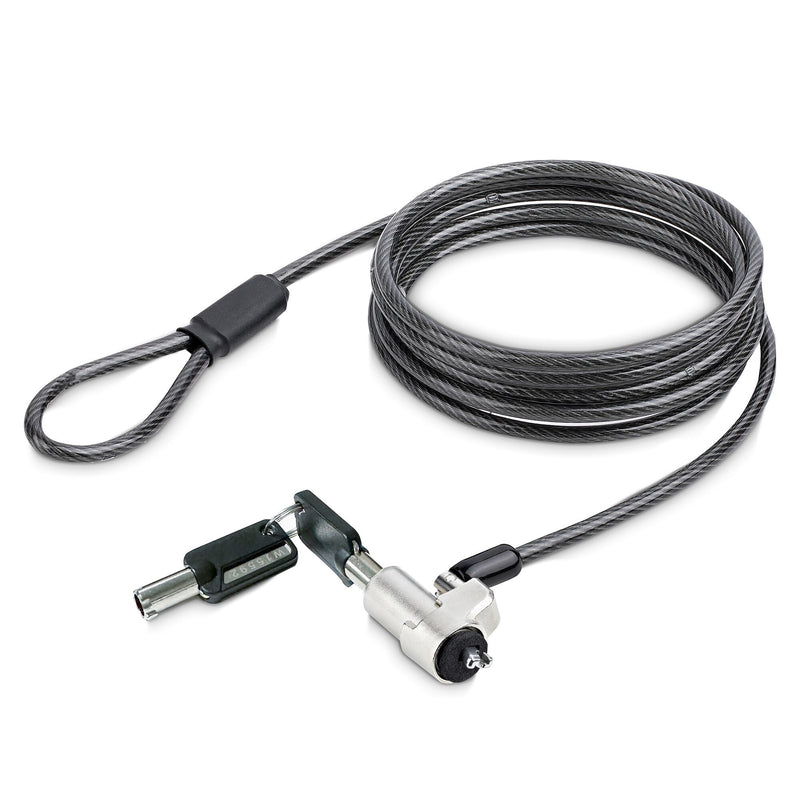 StarTech.com NBLWK-LAPTOP-LOCK kabellås Sort, Sølv 2 m